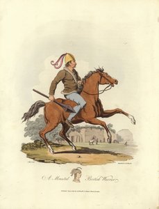 騎乗したイギリスの戦士