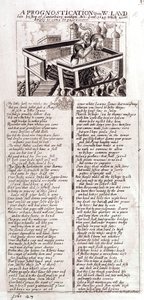 キャンタベリーの晩期司教、W。ラウドに対する予後、1641年にアノドムを書いた。 作： English School