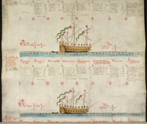 MS 22047 ガレアス The Antelop and The Tegar, from 
