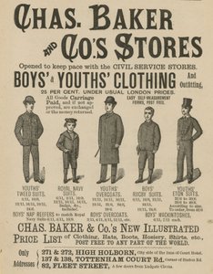 Chas Baker＆Cos Storesの広告 作： English School