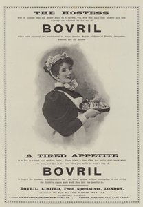 広告「Bovril」（エングレービング 作： English School
