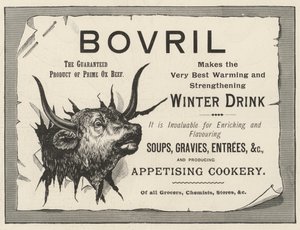 広告「Bovril」（エングレービング