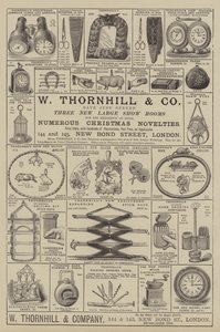 広告、W Thornhill and Company（彫刻 作： English School