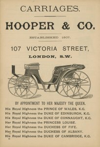 Hooper＆Coの車両の広告 作： English School