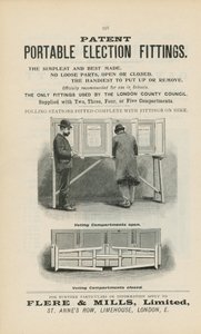 特許携帯用選挙継手の広告 作： English School