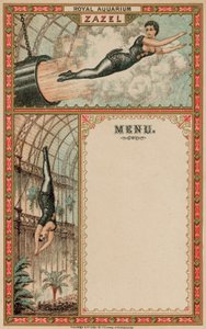 Zazel the Human Cannonballの広告 作： English School