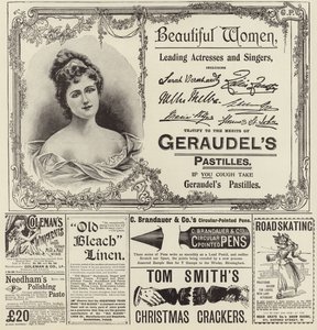 The Graphic Christmas Number 1896から広まった広告 作： English School
