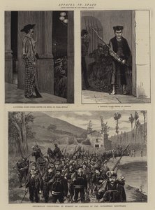 スペインの事情（版画 作： English School