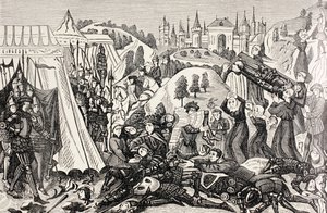 ヘイスティングスの戦いの後、1880年頃 作： English School
