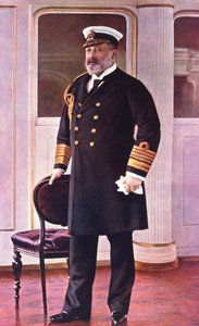 アルバートエドワードプリンスオブウェールズ、艦隊名誉提督、1898年 作： English School