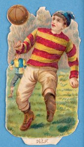 アルフ、サッカー選手の切り抜き、1880年代〜90年代