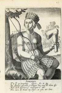 人生に描かれたアメリカ：フェルディナンド・ゴージス卿らによる、インディアンの征服におけるスペイン人の議事録の真の歴史 作： English School