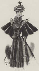 秋の装い（彫刻 作： English School