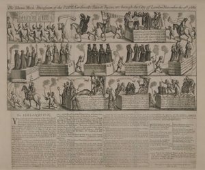 反カトリック行列、1680 作： English School