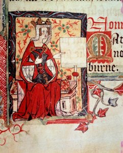 エンペレスのマチルド（約1102-1167年）、別名モード、イングランドのマチルドとも呼ばれ、神聖帝国のヘンリー5世の妻。 作： English School