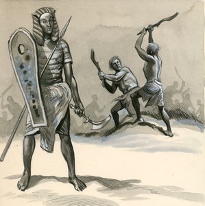 古代エジプトの兵士の訓練 作： English School