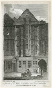 ビショップスゲートストリートの古代の建物 作： English School