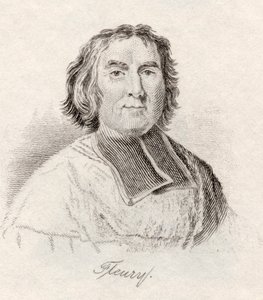 アンドレ・エルクル・ド・フルーリー、フレジュスの司教、「クラブの歴史辞典」より1825年 作： English School