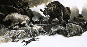 漸新世の動物 作： English School