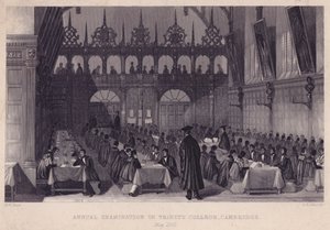1842年5月、ケンブリッジのトリニティカレッジでの年次試験 作： English School
