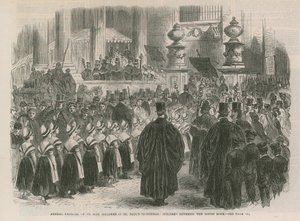 セントポール大聖堂のチャリティーチルドレンの毎年恒例のフェスティバル 作： English School