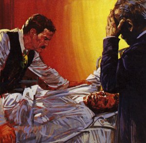 別の精神的攻撃を予想して、ヴィンセント・ヴァン・ゴッホは自分を撃ちました 作： English School