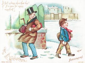 期待！脅迫された男！クリスマスカード 作： English School