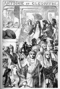 Antoine et Clopatre (Antony and Cleopatra) - "Completes de William Shakespeare" 1866年の挿絵 - この版の挿絵と全体の形は、ロンドンで出版されたCassell