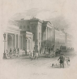 Apsley House、ハイドパークコーナー、ロンドン 作： English School