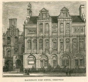 ロンドン教育委員会のアーキテクチャ：Blackheath Road School、グリニッジ、ロンドン 作： English School