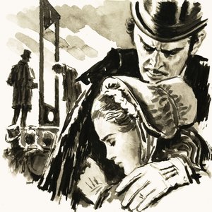 アーノルドベネット：The Old Wives &39;Taleのシーン 作： English School