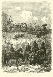 1870年10月の砲兵の行動 作： English School