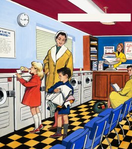 コインランドリーにて 作： English School