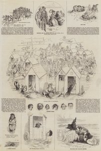 At the Seaside (Engraving) 作： English School