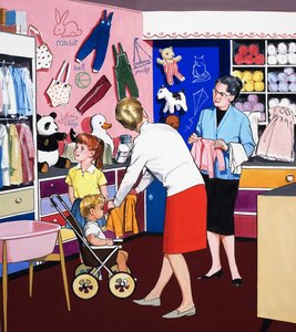 洋服店で 作： English School