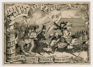 サリーズリバー叔母、クリスタルパレス、1861年6月15日 作： English School