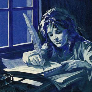 バッハはより難しい曲を練習できるように音楽をコピーした 作： English School