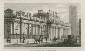 イングランド銀行、ジョンソーンズサウスフロント、1823年 作： English School