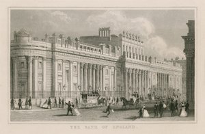 イングランド銀行、ジョンソーンズサウスフロント、1823年 作： English School