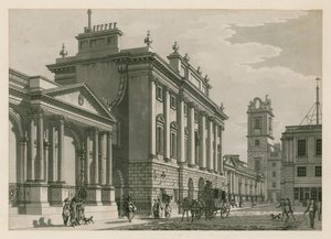 イングランド銀行、ウェストウィング、1783年、ロバートテイラー卿 作： English School
