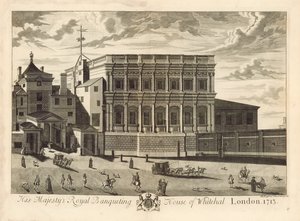 バンケッティングハウス、ホワイトホール、1713年 作： English School
