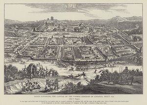 1670年頃、旧ロバンゴ王国の首都バンザ・ロバンギリ（写真） 作： English School