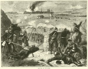 1871年1月のバポームの戦い 作： English School