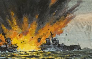沈没した戦艦 作： English School