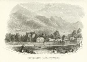 Beddgelert、カーナーボンシャー、ウェールズ 作： English School