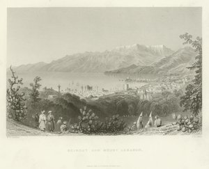 ベイルートとレバノン山、1837年