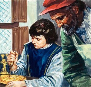 チェリーニを男の子として歓迎 作： English School