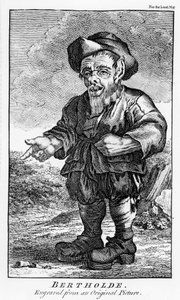 『ロンドン・マガジン』、1820-29年に出版されたベルタニョーナのベルトルデ（彫刻） 作： English School