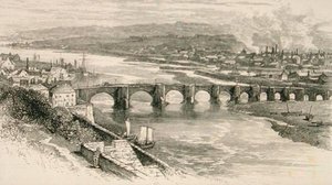 1880年頃のノーサンバーランド州バーウィック・アポン・トゥイード（リリジャス・トラクト・ソサエティ発行の「Scottish Pictures」より
