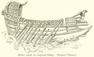 BiremeはImperial Galleyを呼び出しました。 （トラヤヌス列） 作： English School